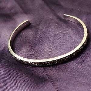 NWOT Origami Owl Silver Swarovski Crystal Adjustable Bracelet